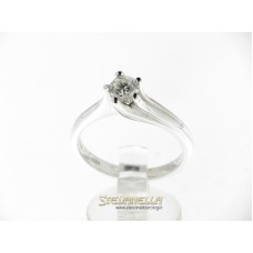 Chimento anello solitario oro bianco e diamante ct.0,50 referenza 82164309